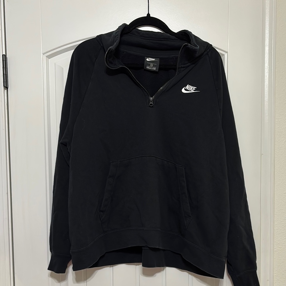 Nike Black Quarter-Zip Sweatshirt